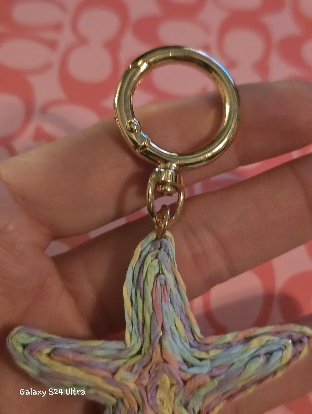 Starfish Bag Charm/ Keychain NEW